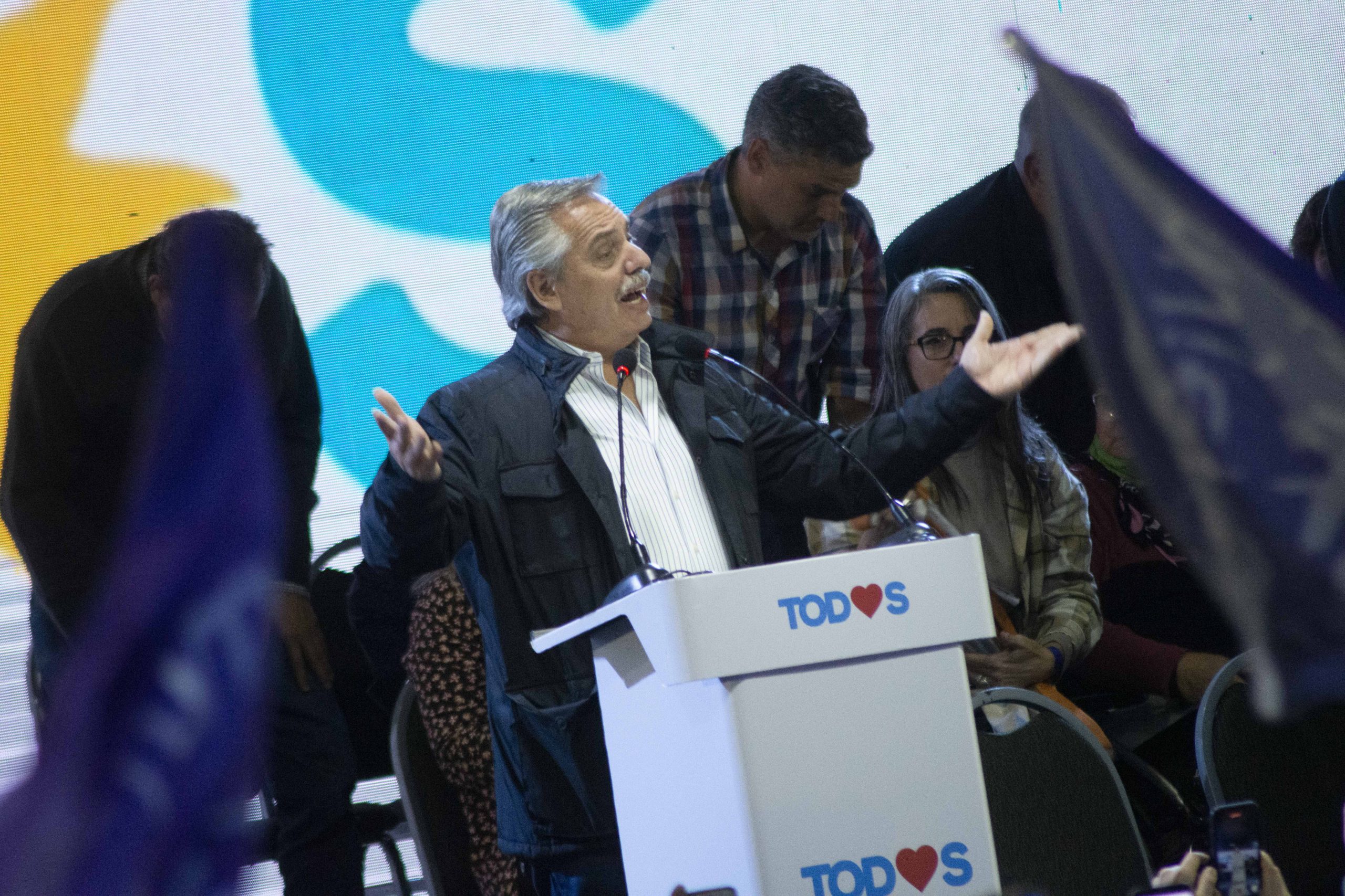 Alberto Fernández: «El enemigo no está en el Frente de Todos, sino en esa maldita derecha»