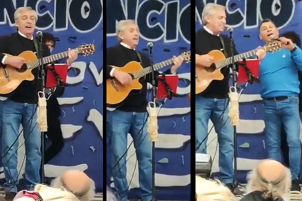 Entre menciones a Néstor, locro y  guitarreada, Alberto convocó a la «unidad en la diversidad» del FdT