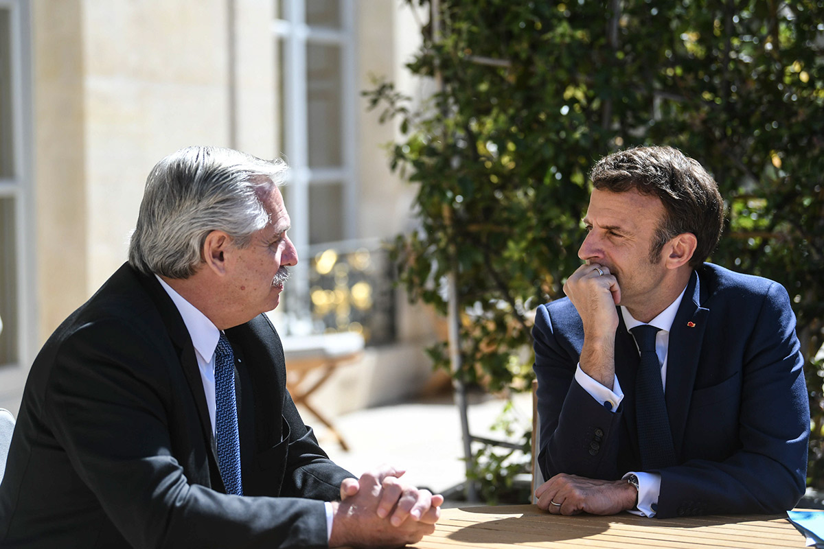 Fernández fue recibido por Macron y juntos advirtieron sobre los efectos de la guerra
