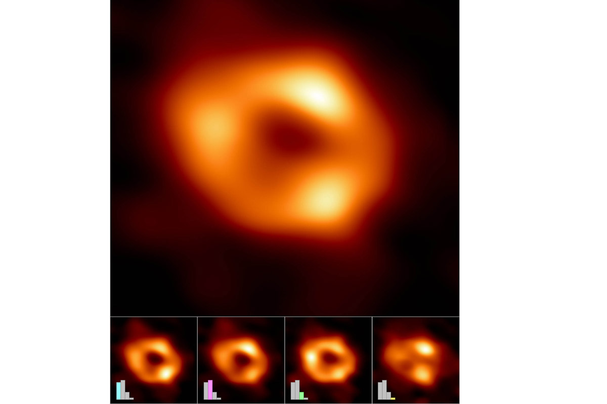 Publican la primera imagen del agujero negro que está en el corazón de nuestra galaxia