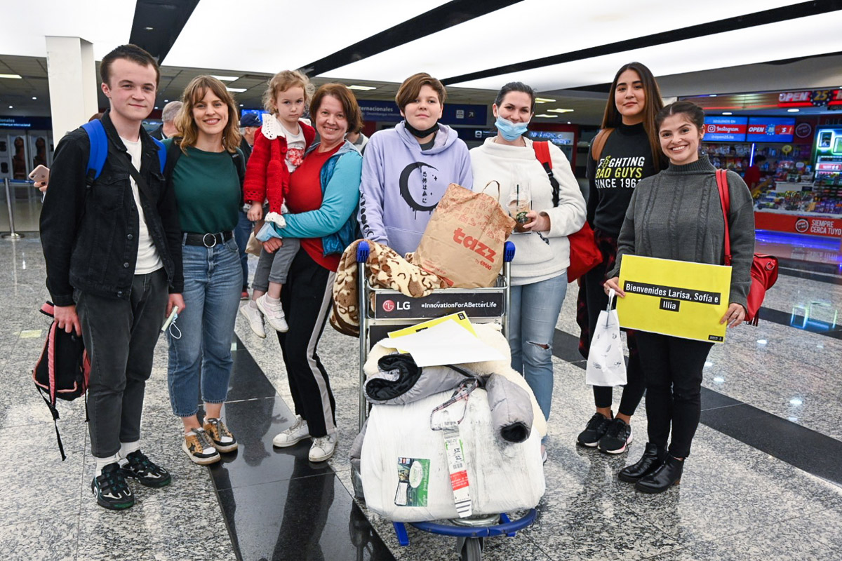 El reencuentro de una familia ucraniana en Argentina: “Esto es otro mundo para nosotros”