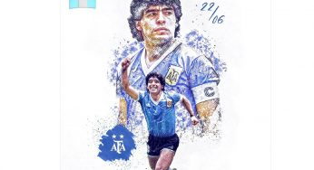 La Liga Profesional y el presidente de la AFA recordaron a Maradona en el Día del Futbolista Argentino