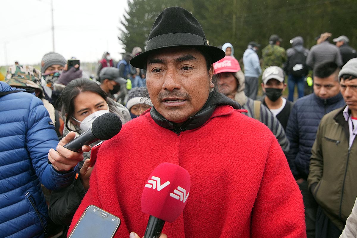 Ecuador: liberan al líder indígena Leonidas Iza y continúa el paro nacional