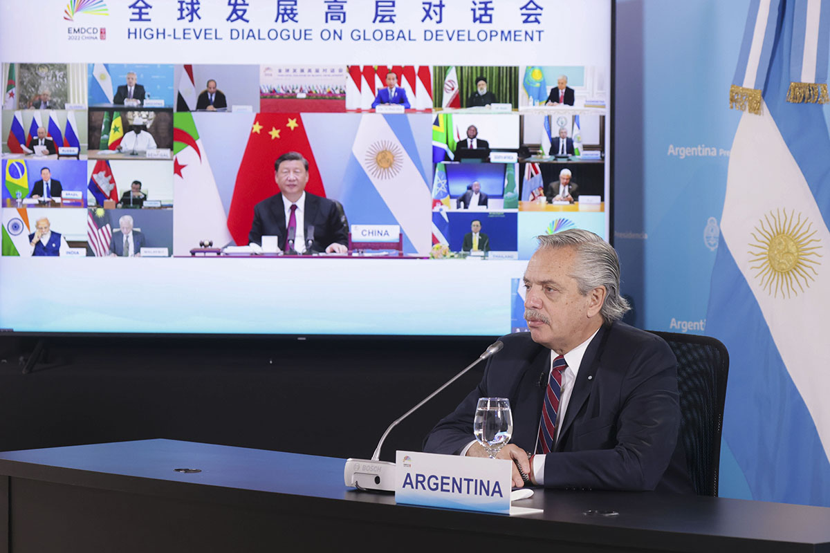 El Presidente reafirmó la aspiración de Argentina de convertirse en miembro pleno de los Brics