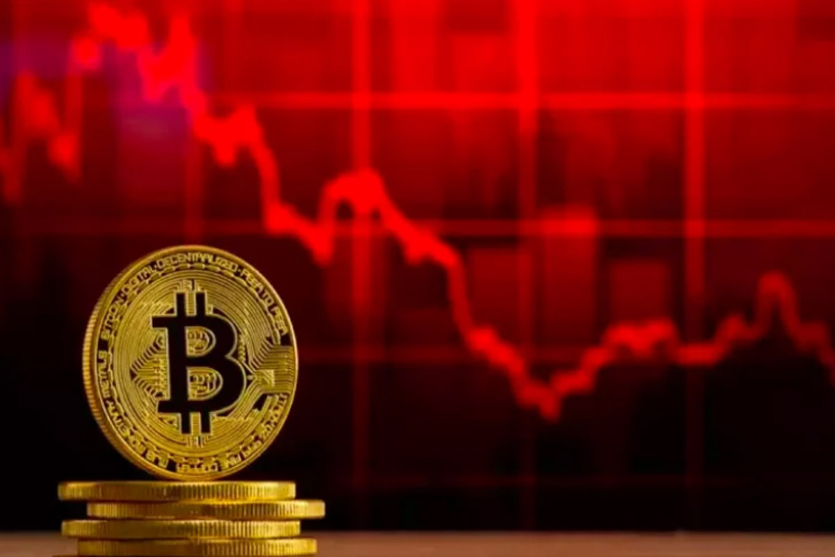 El valor del bitcoin cae por debajo de los 25.000 dólares