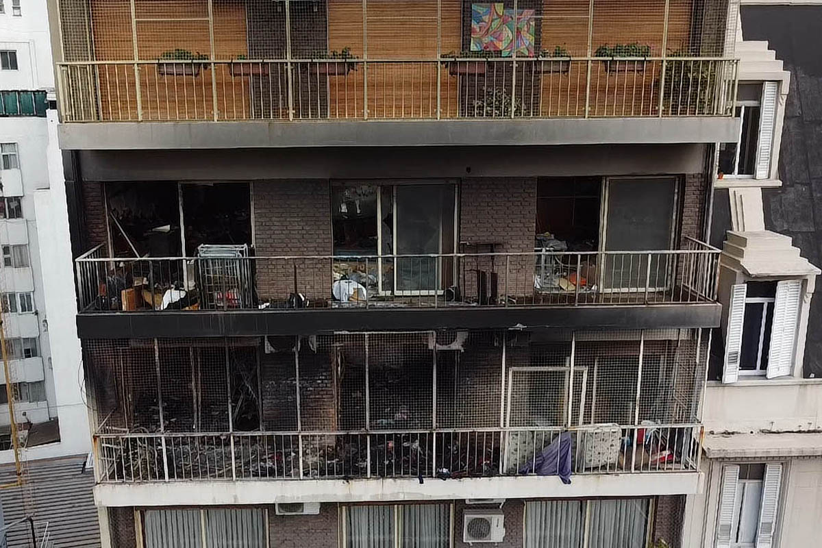 Explosión, gritos y desesperación: las vivencias de los vecinos del edificio incendiado en Recoleta