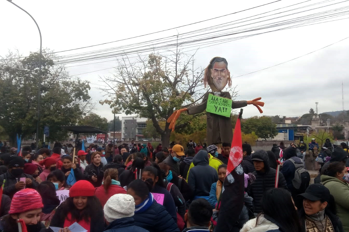 Marchan contra la persecución política en la Jujuy de Gerardo Morales