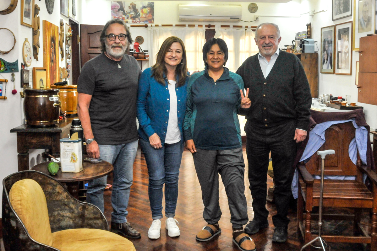 Estela Díaz y Hugo Yasky visitaron a Milagro Sala y criticaron su «encarcelamiento ilegal»