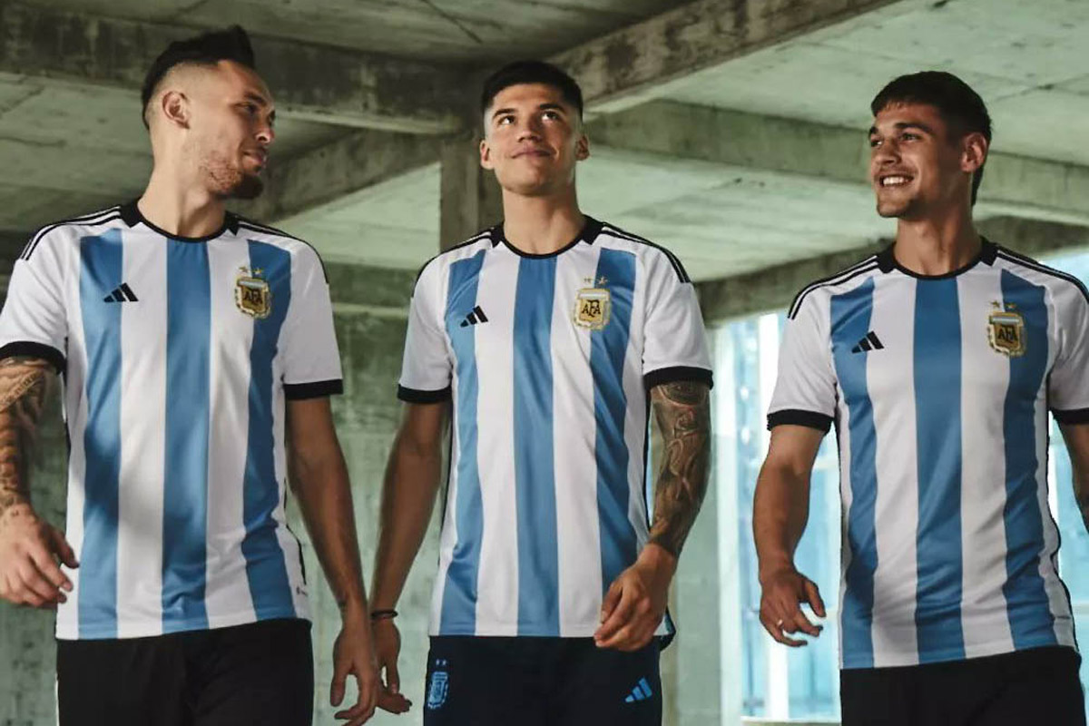 Argentina presentó camiseta para el Mundial de Qatar y la Copa América de Colombia
