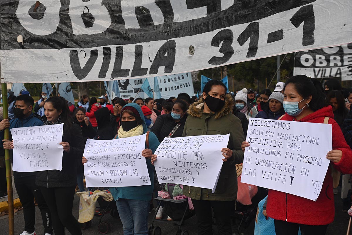 «Piquetazo» contra la política de vivienda de Rodríguez Larreta