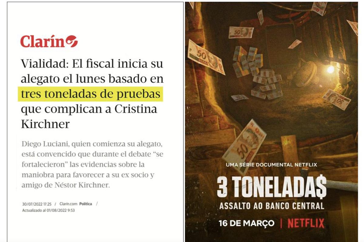 Cristina Kirchner: «Clarín y los fiscales deben dejar de mirar Netflix; agarren la Constitución»