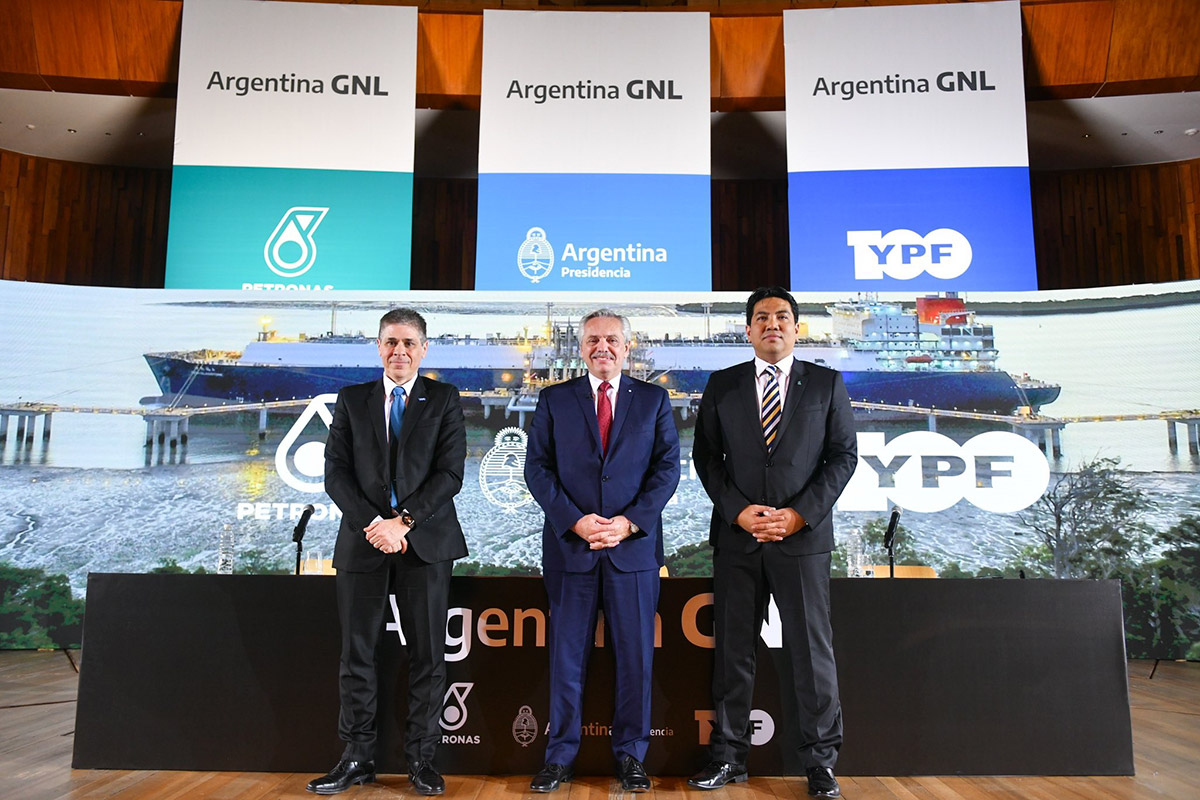 El enorme potencial de la planta de GNL de YPF y Petronas