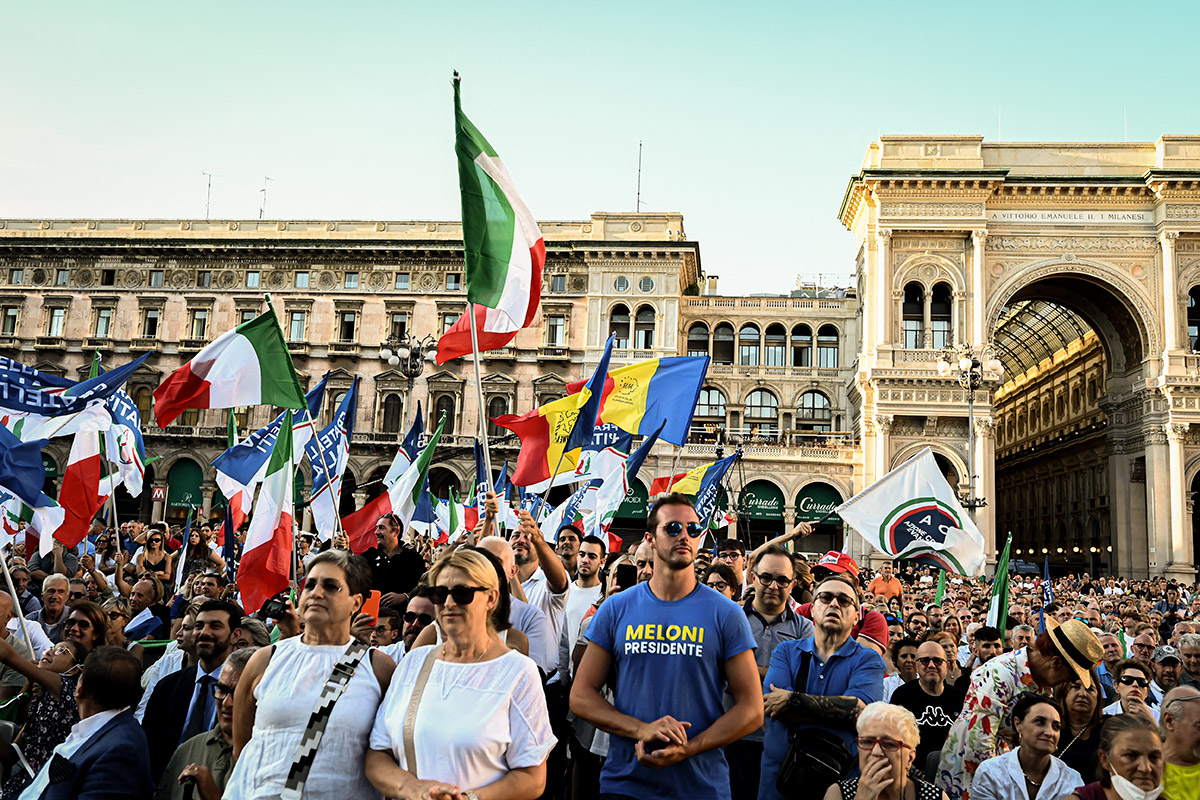 En Italia se perfila un triunfo de la candidata conservadora y nacionalista