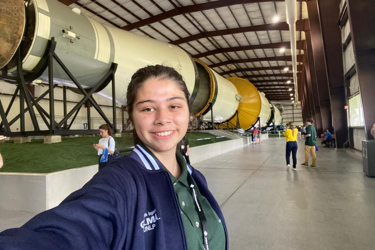 Una estudiante universitaria argentina en la NASA: participó de la proyección de una misión tripulada a Marte