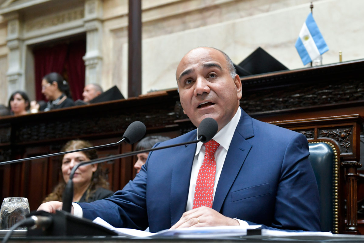 Manzur en Diputados: «La ciudadanía espera gestos claros de respeto y convivencia política»