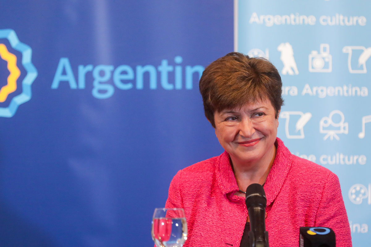 Georgieva destacó el crecimiento de la Argentina