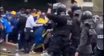 El otro superclásico: represión de  policías de la Ciudad a hinchas