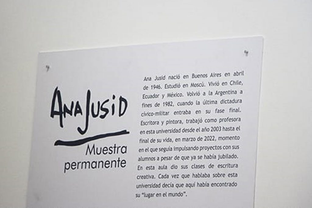Un homenaje para Ana Jusid en la Universidad Nacional de Quilmes