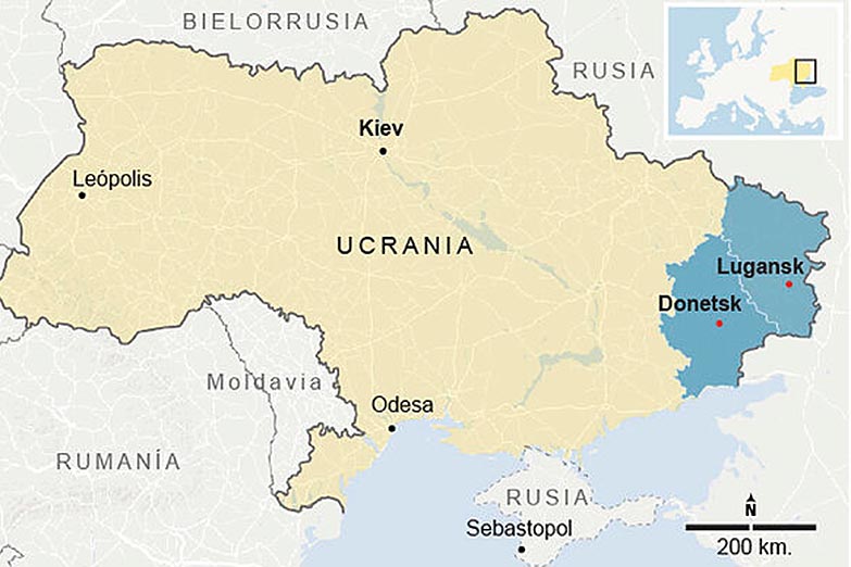 Las provincias del Donbass convocan a referendo para adherirse a Rusia
