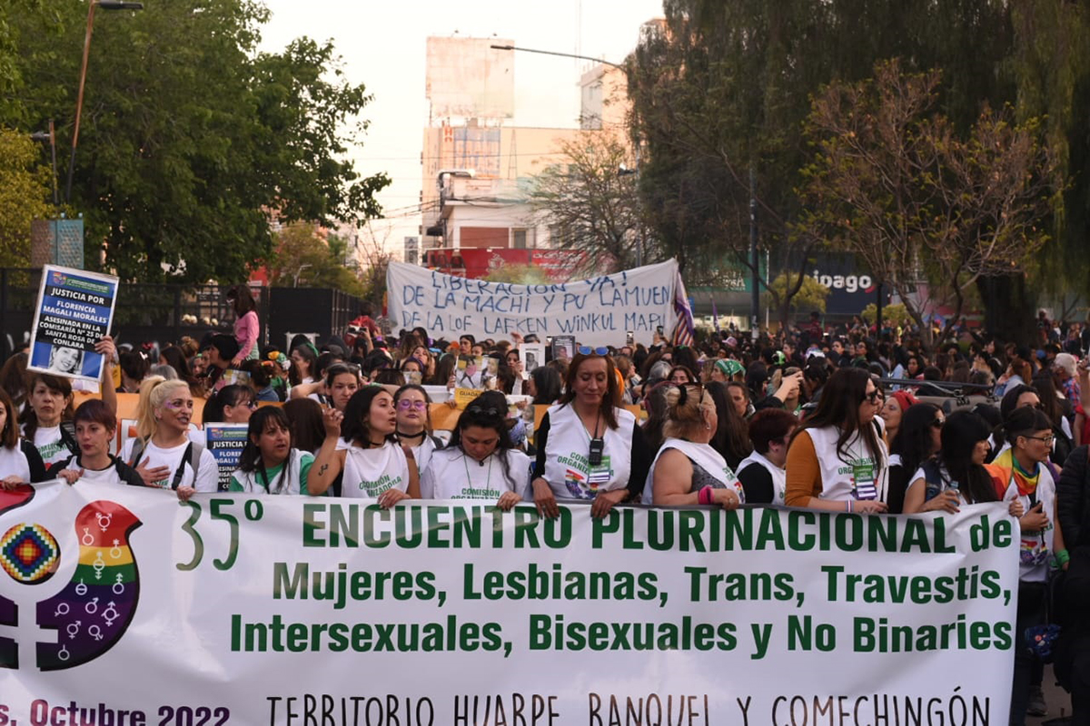 Tres días de abrazos, debates y lucha feminista en San Luis