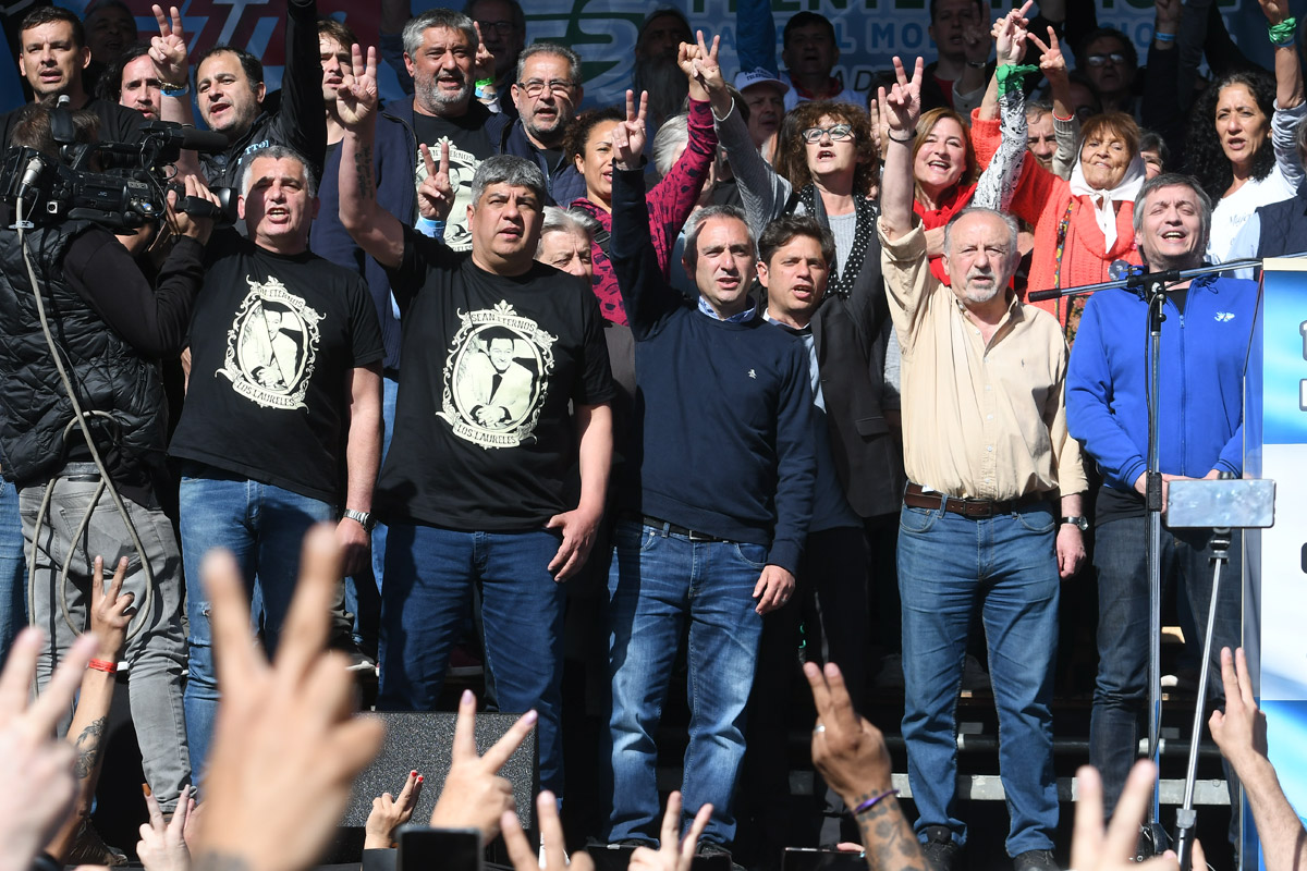 Qué dice el documento de la marcha en la Plaza de Mayo