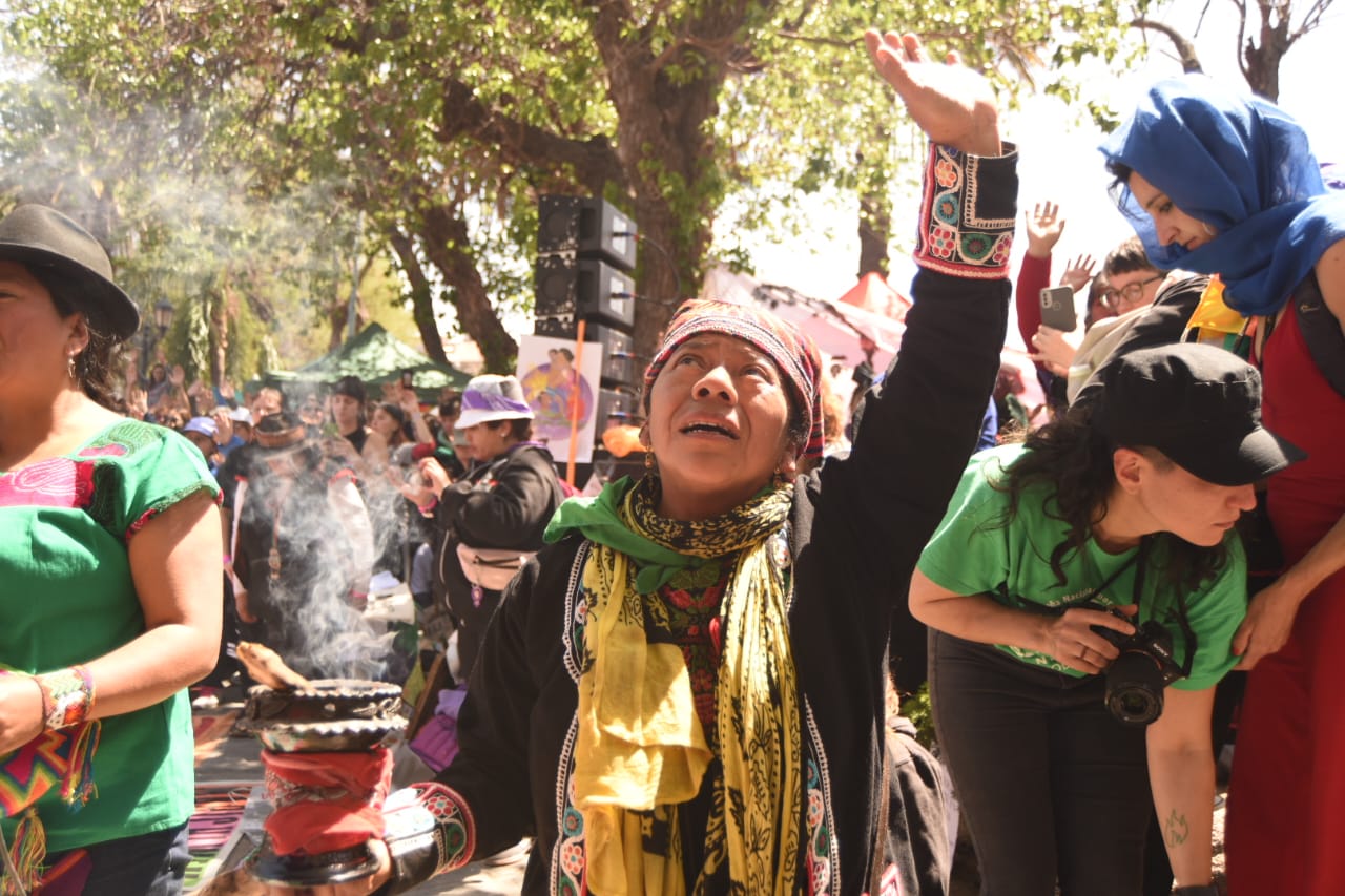 La asamblea Abya Yala reclamó por las mujeres mapuche