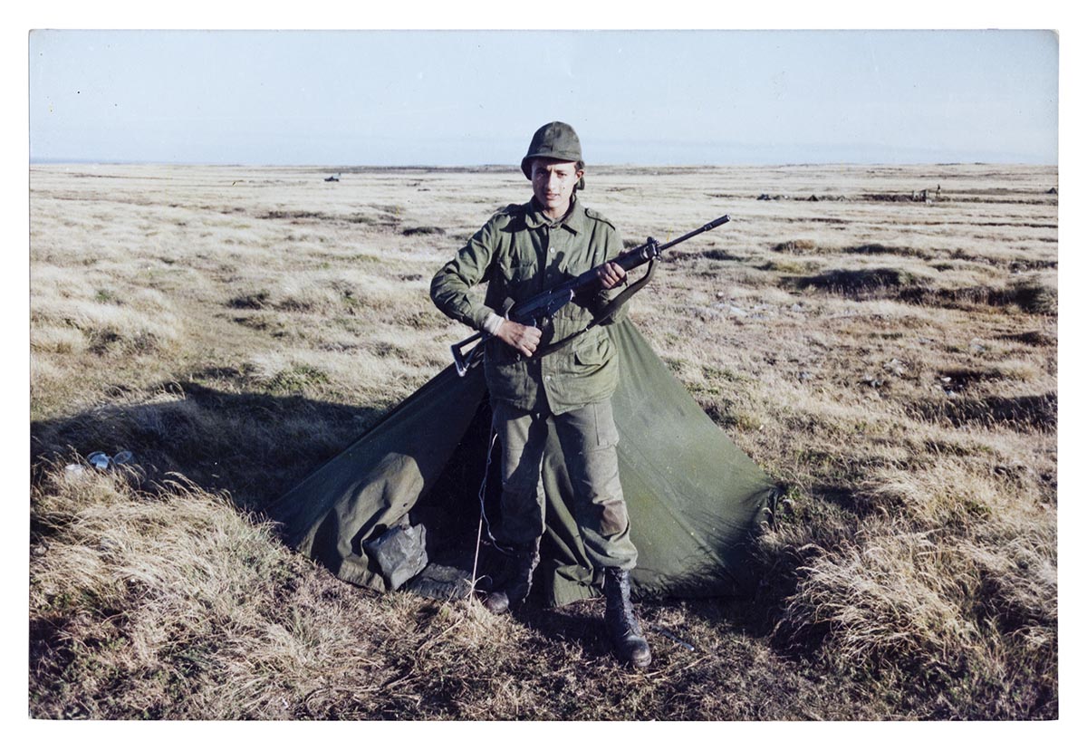 Una muestra de fotos tomadas por los propios soldados de Malvinas