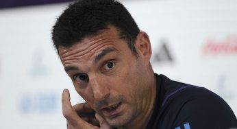 La confianza de Scaloni: «Nos vamos a levantar»