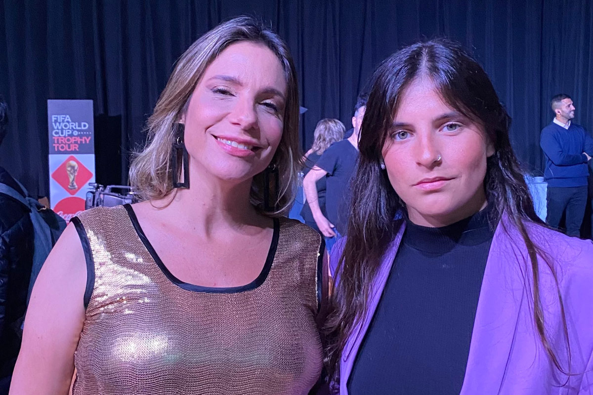 Ángela Lerena y Lola del Carril serán la primera dupla de mujeres a cargo de la transmisión de un partido mundialista
