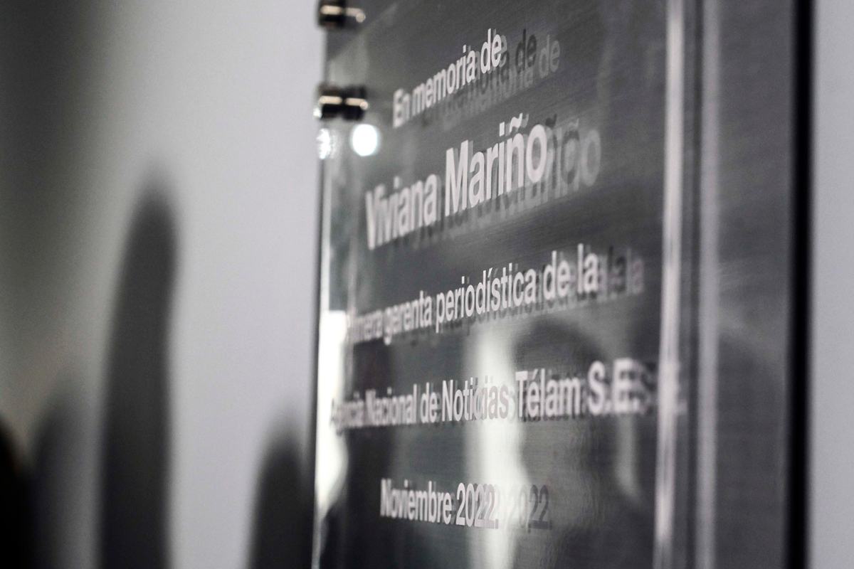 Homenaje a Viviana Mariño, la primera gerenta periodística de Télam