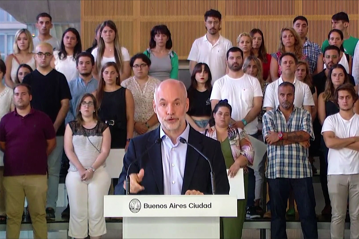 Estudiantes de institutos porteños realizaron una clase abierta contra el ajuste educativo