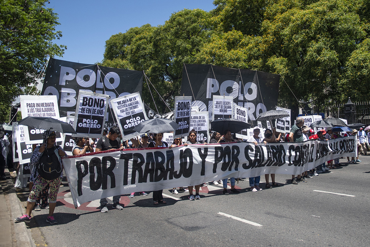 La Unidad Piquetera se manifestó en todo el país y Tolosa Paz anunció el pago de los Potenciar Trabajo