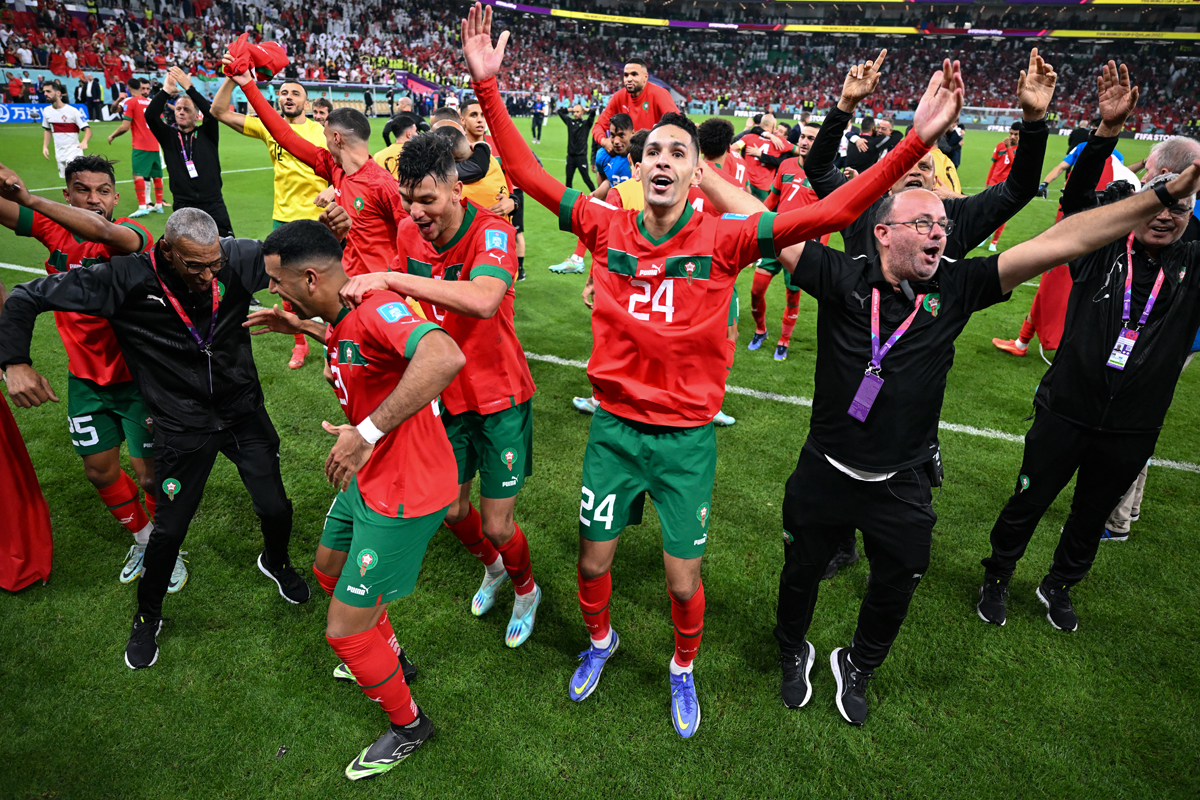 Marruecos doblegó a Portugal por 1-0 e hizo historia