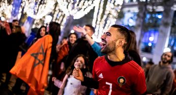 Marruecos gana, Palestina celebra