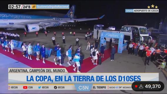 Argentina y su noche inolvidable junto a Messi y la Copa 1 Argentina y su noche inolvidable junto a Messi y la Copa