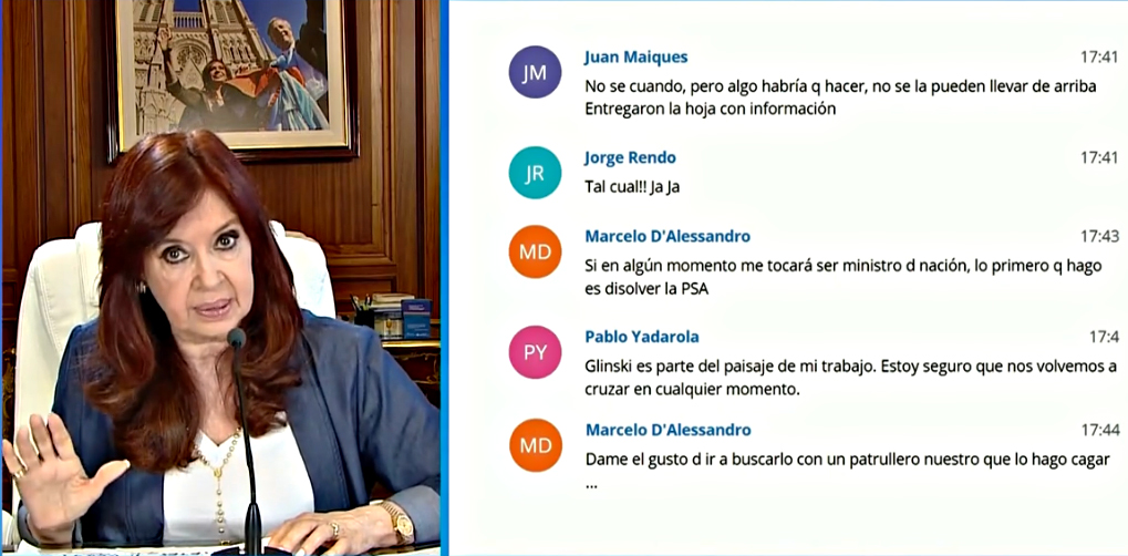 Cristina Fernández: «No quiero fueros, no voy a ser candidata a nada en 2023»