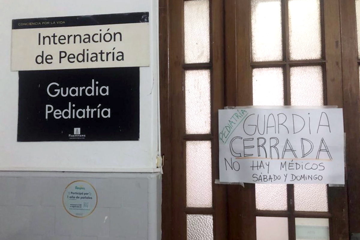 La Ciudad comenzó a cerrar las guardias médicas pediátricas de los fines de semana