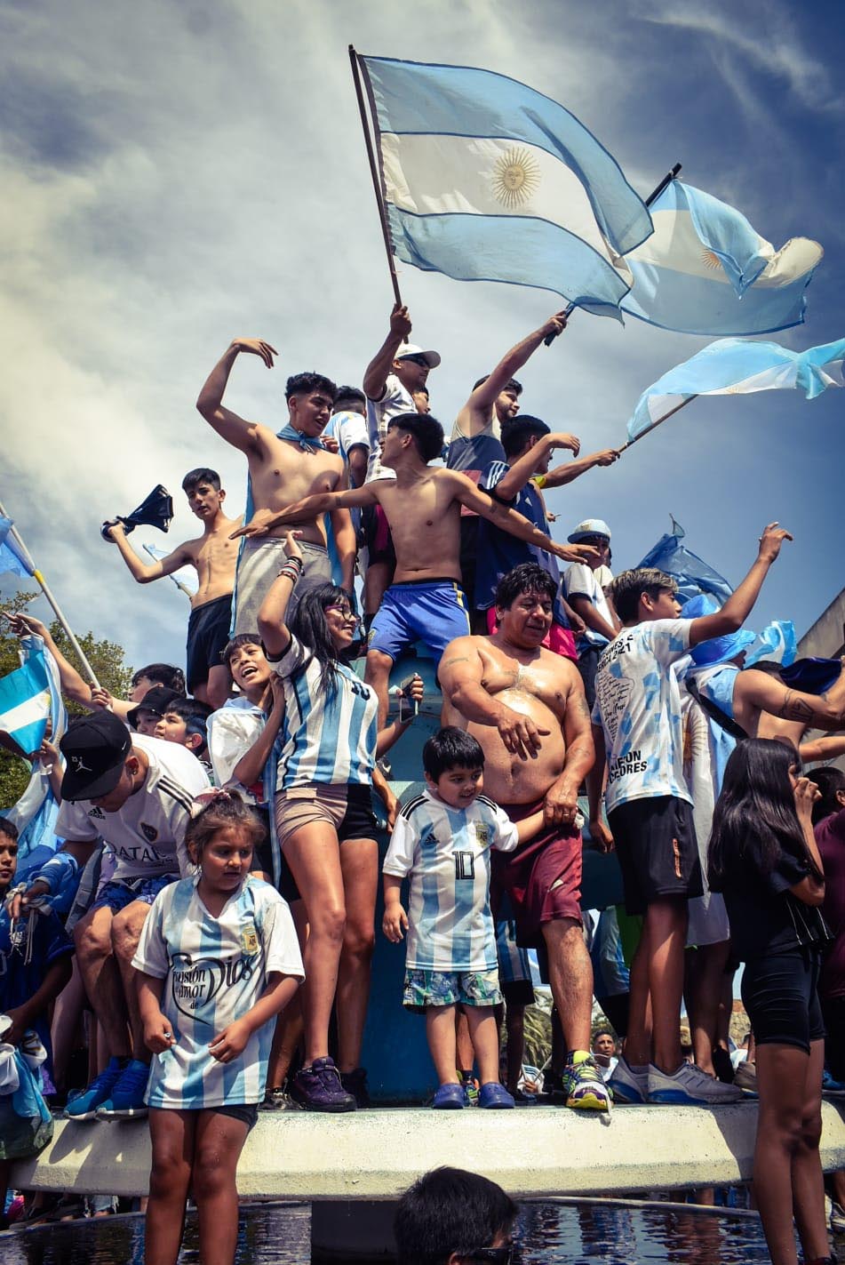 La historia de la foto de los festejos que se hizo viral, narrada por su autora