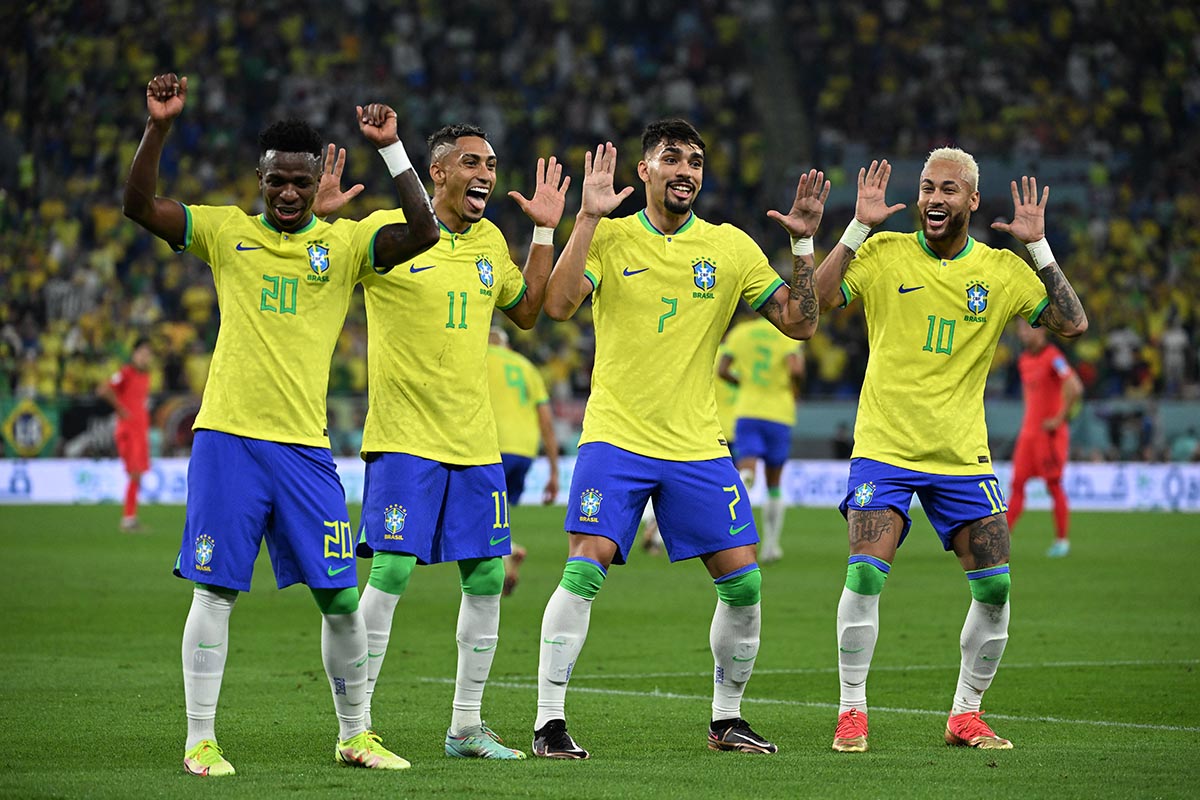 Brasil baila en Qatar