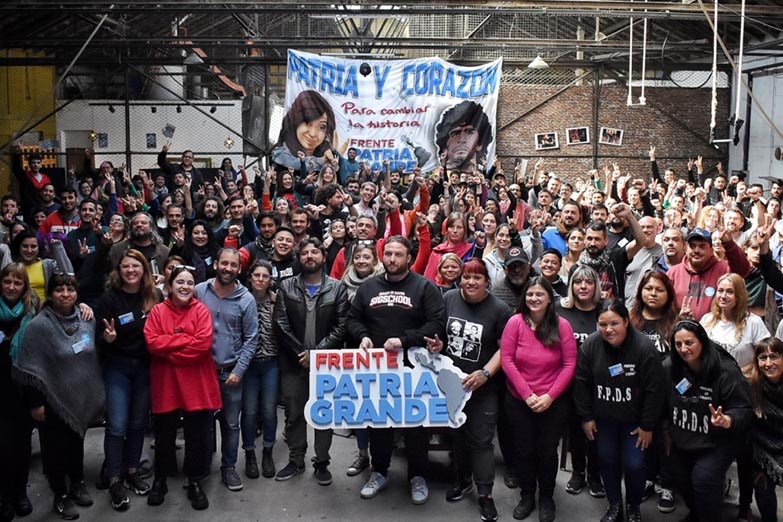 Frente Patria Grande protesta contra la «persecución política» a Cristina
