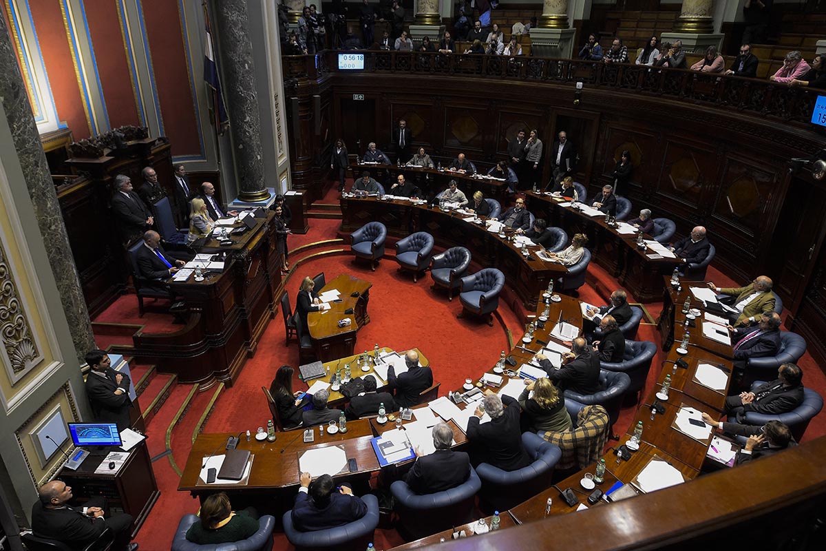 El Senado uruguayo aprobó la reforma jubilatoria en medio de fuertes protestas gremiales