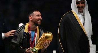 El emir de Qatar llegó con un imponente yate al puerto de La Plata