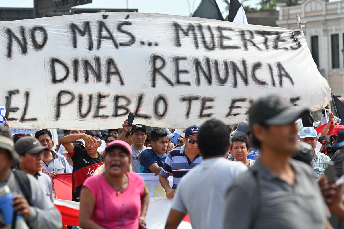 El gobierno peruano prorrogó el estado de emergencia ante el anuncio de nuevas protestas