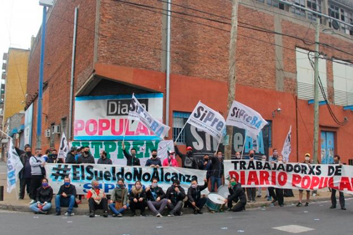 Trabajadores de Diario Popular denuncian “delicada» situación y despidos injustificados