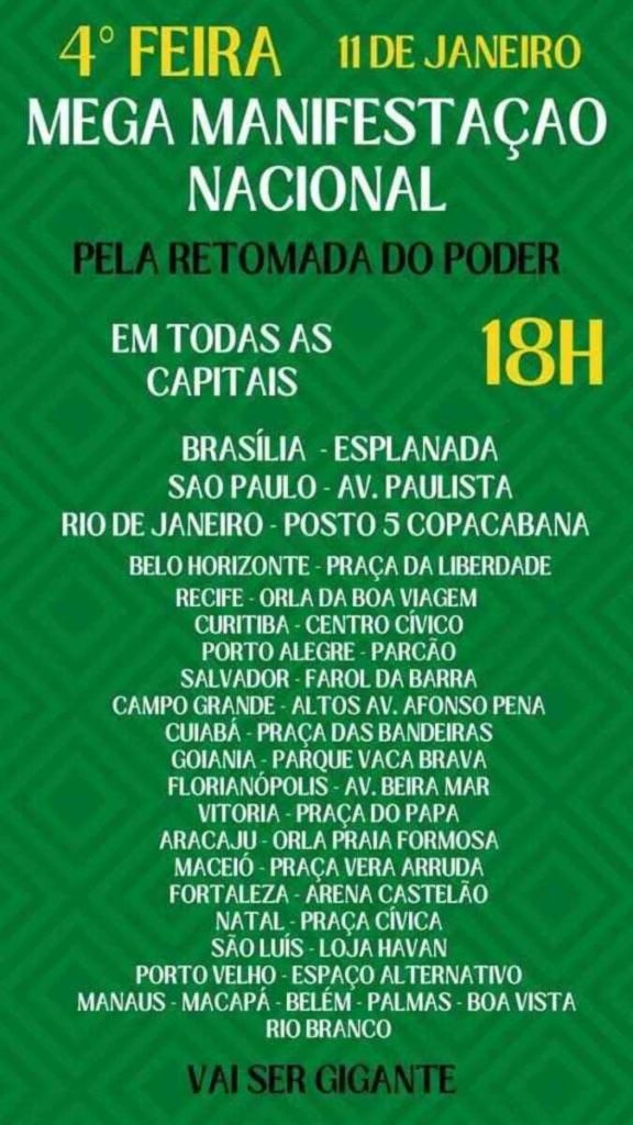 La Justicia brasileña ordena impedir bloqueos y ocupaciones ante una nueva convocatoria golpista