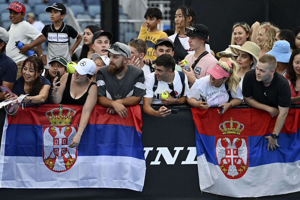 El Abierto de Australia prohíbe las banderas de Rusia en las tribunas