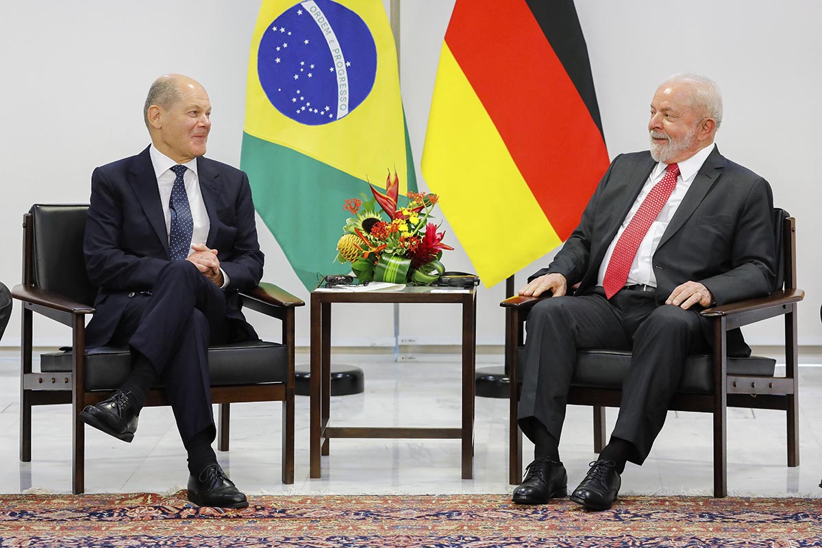 En reunión con el canciller alemán, Lula reafirmó la neutralidad de Brasil en la guerra en Ucrania