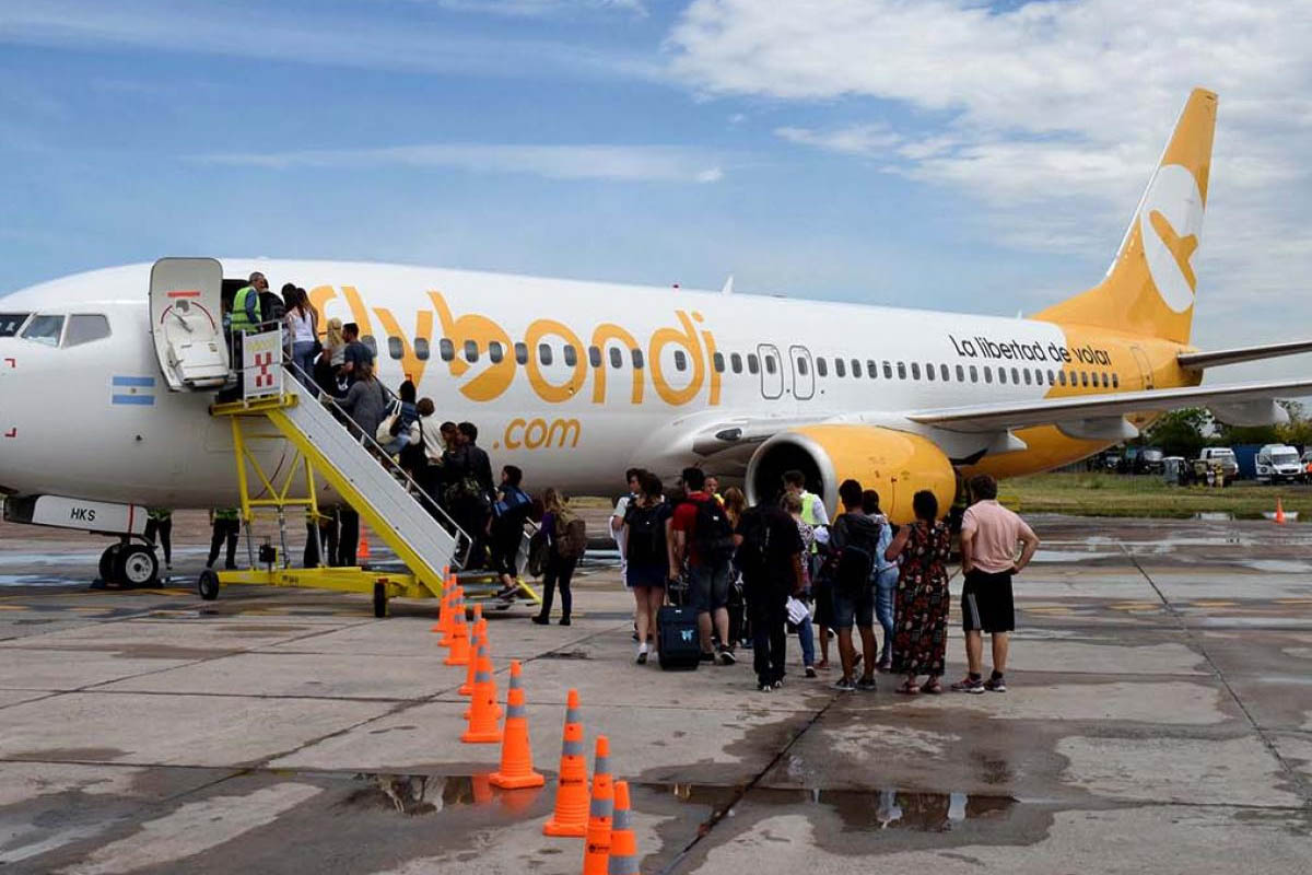 Un avión de Flybondi debió retornar a Ezeiza por inconveniente técnico