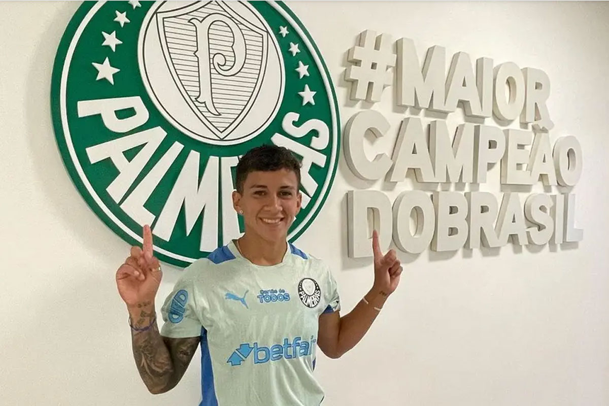 Lorena Benítez, nueva jugadora de Palmeiras: del Mercado Central al campeón de América