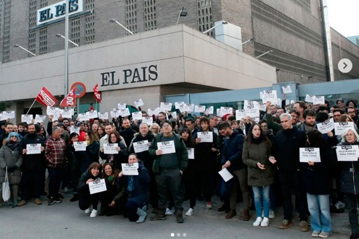 Los trabajadores de prensa españoles reclaman aumentos